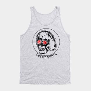 Lucky Skull Ring #1 / Vintage Comic Book Ad (Light BG) Tank Top